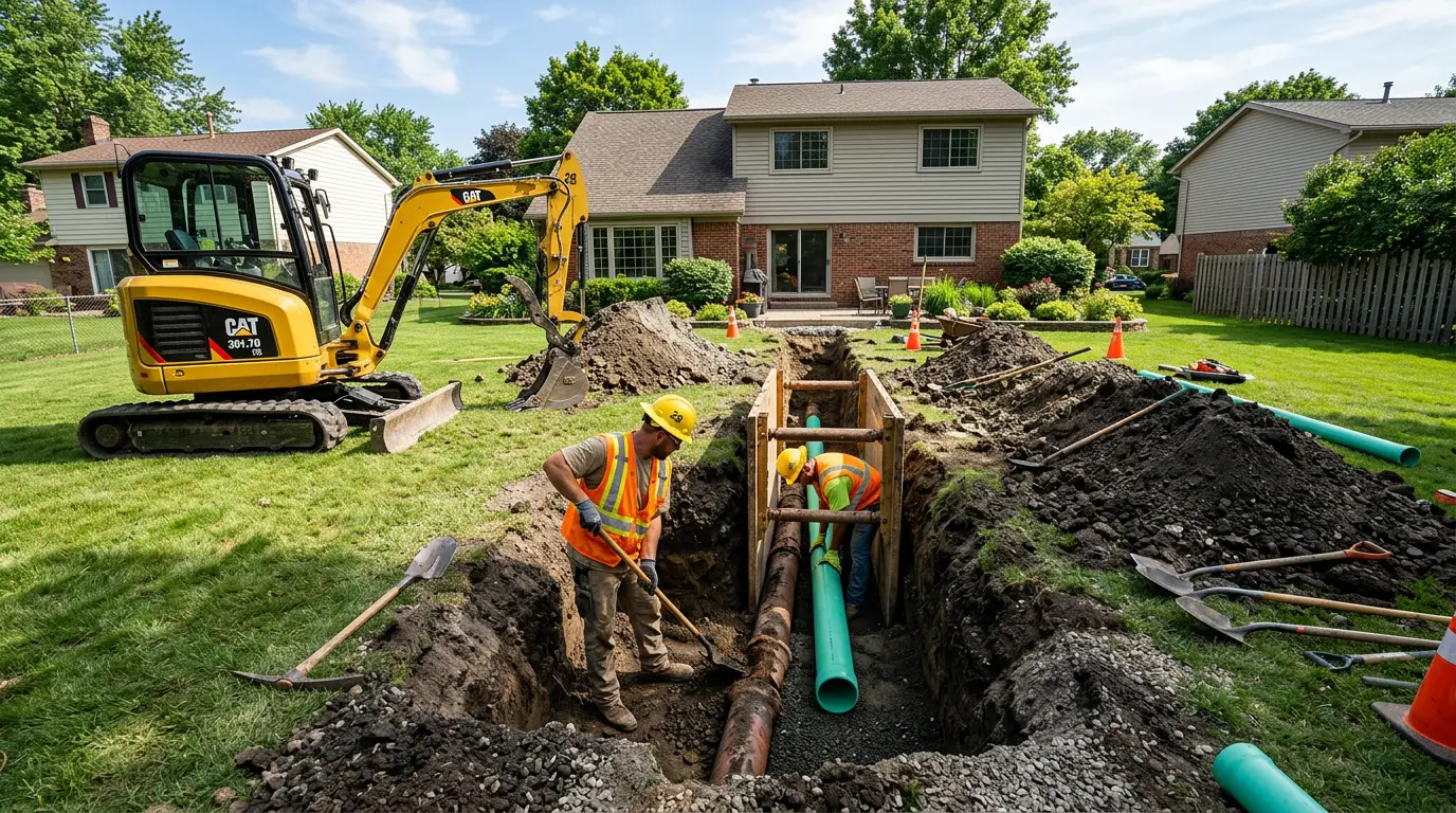 Sewer Line Replacement in Skippack, PA